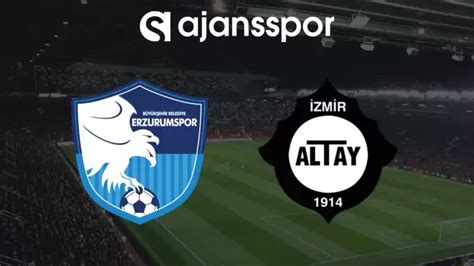 CANLI| Altay- Erzurumspor maçını canlı izle (Maç linki)